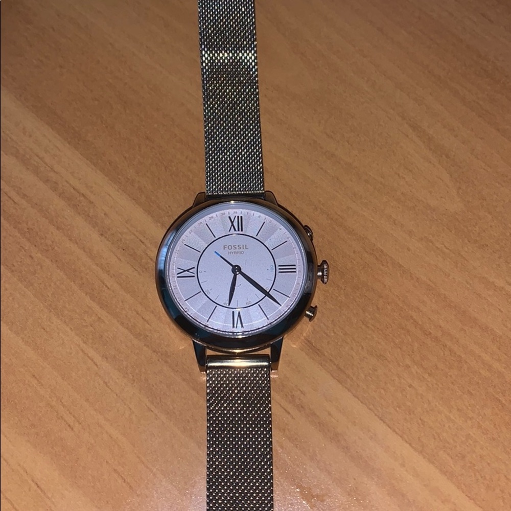 Hybrid Smartwatch Jacqueline Rose-Gold Stainless